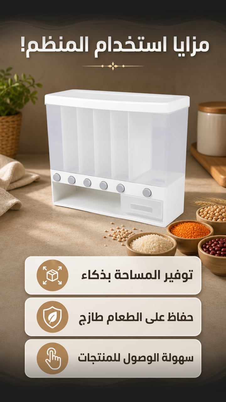 Benefits — منظم البقوليات 6 في واحد