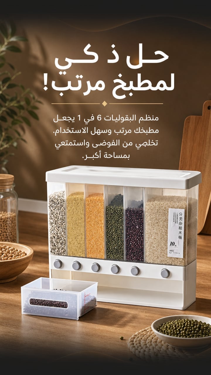 Solution — منظم البقوليات 6 في واحد